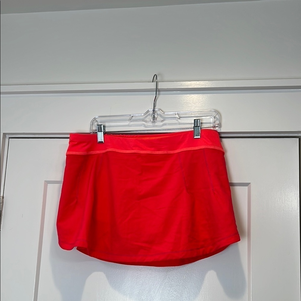 Hind Bold pink and Orange Activewear skirt size large.